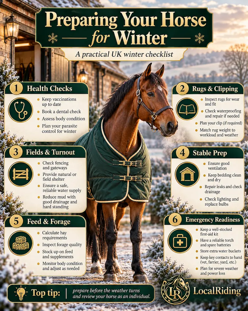 Preparing Your Horse for Winter: The Complete UK Horse Owner's Checklist